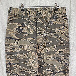 Mens Air Force camo pants utility trouser size 34L